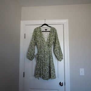 NWT J Crew Linen Wrap Dress